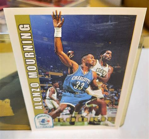 Main Image. . Alonzo mourning rookie card value